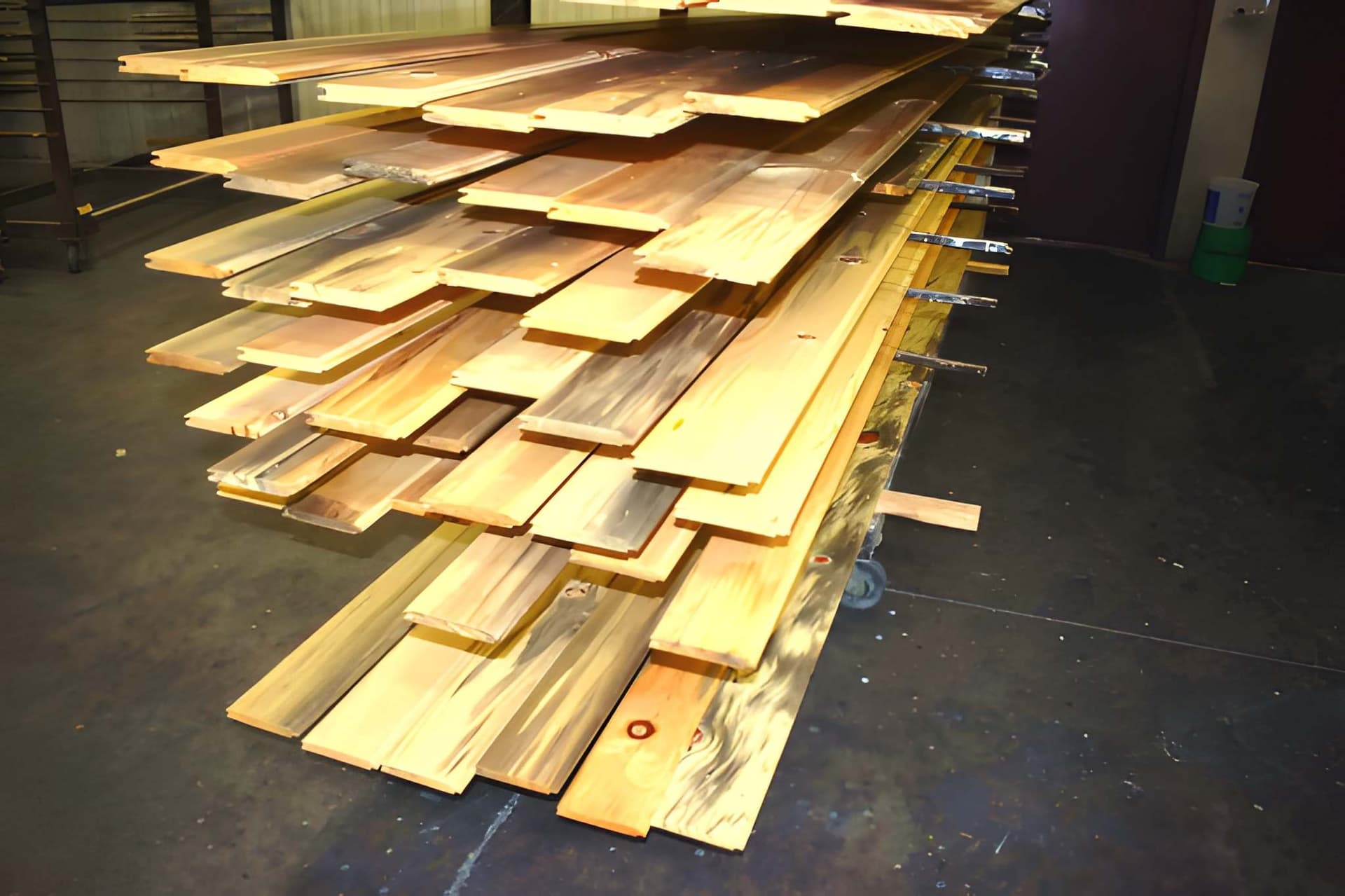 Manufacturing plant production floor detail
